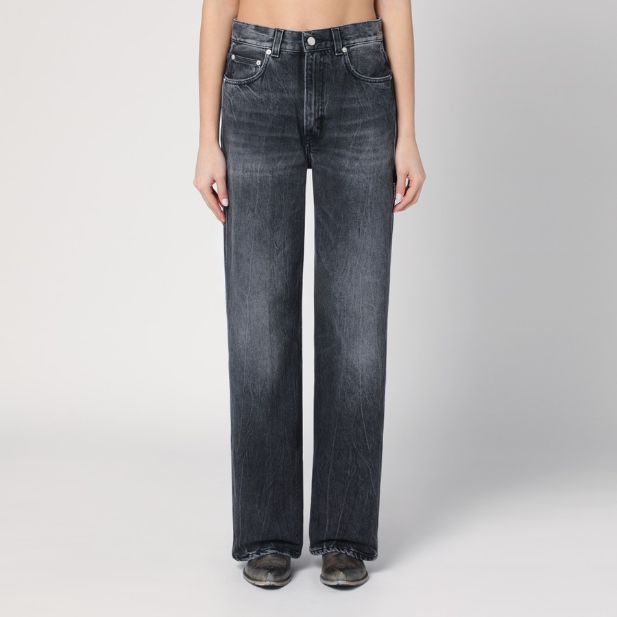 デニム・ジーパン HAIKURE SS25 'Winona' pants (HEW03300OR001L0890 L0890) HAIKURE Winona black washed jeans | TheDoubleF