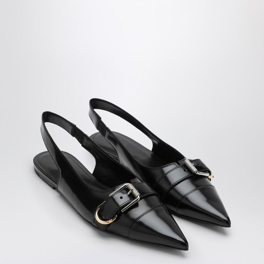 Givenchy Voyou black leather slingback | TheDoubleF