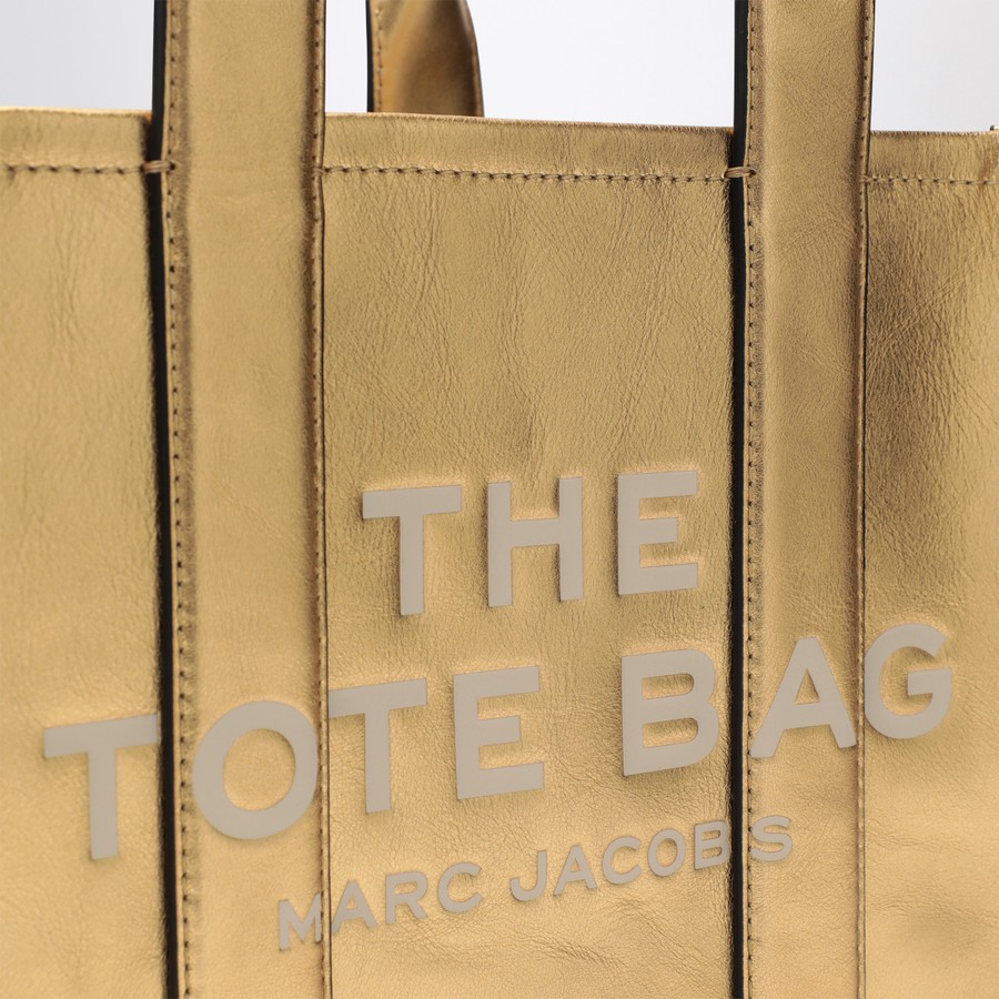 トートバッグ Marc Jacobs Gold Leather The Small Tote Bag Marc Jacobs The Metallic Leather Small Tote Bag | Neiman Marcus