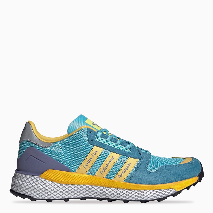 Basket Questar Human Made bleu clair/jaune Basket Questar Human Made bleu clair/jaune