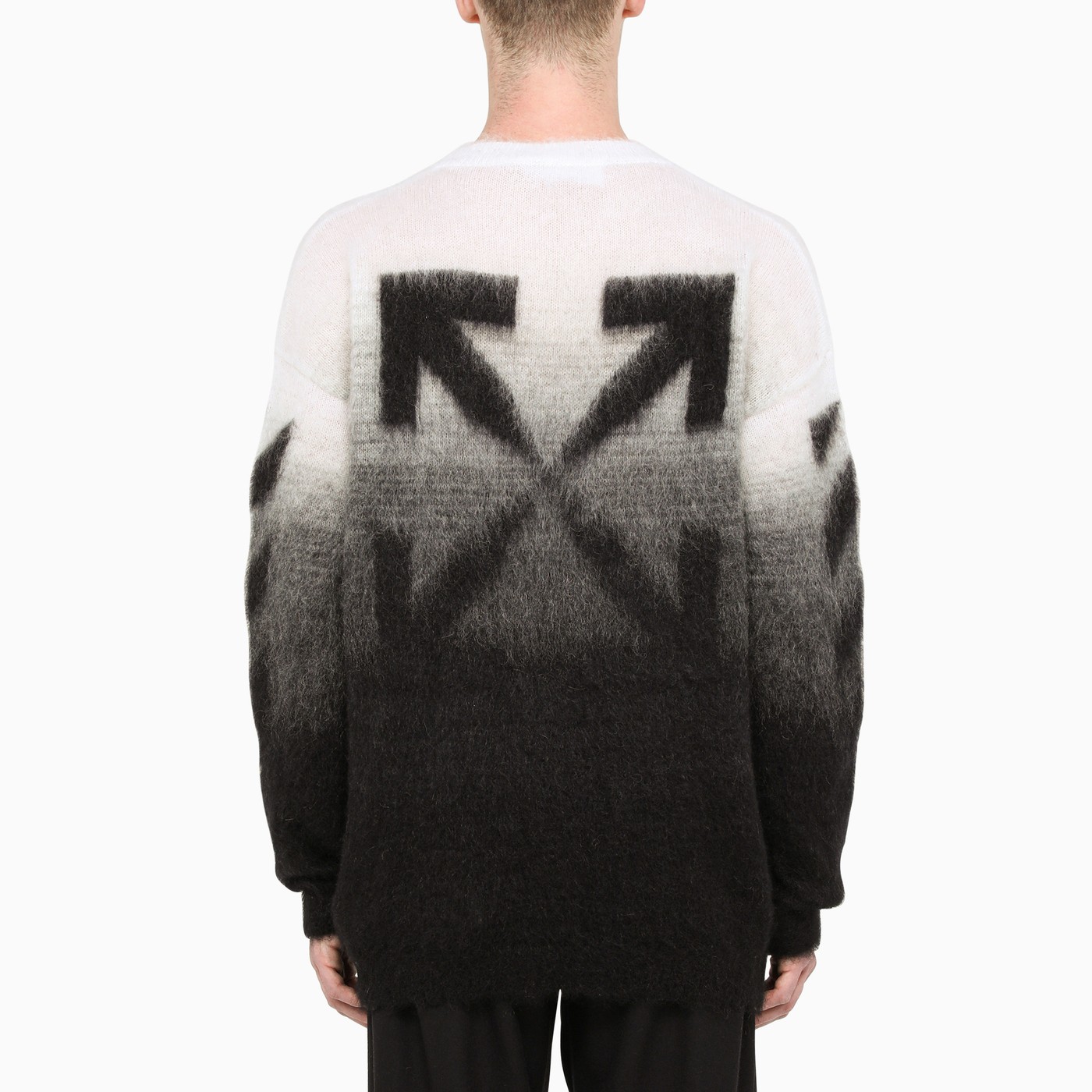 off white grey sweater