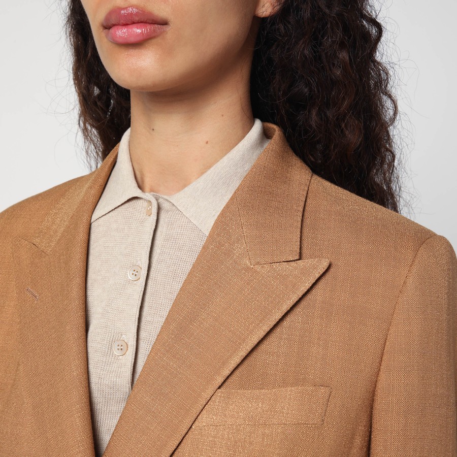 ジャケット TAGLIATORE Women Jackets J JASMINE10B340159 EK873 BEIGE Tagliatore Beige double-breasted jacket | TheDoubleF