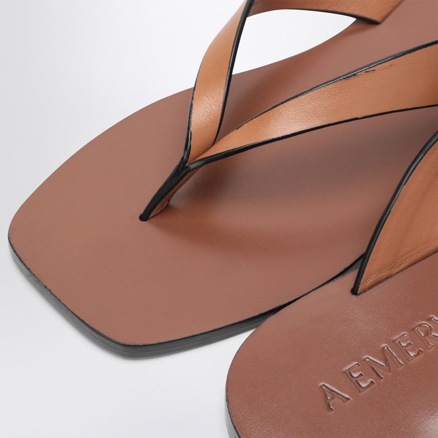 シューズ・サンダルその他 A.EMERY The Kinto Sandals brown in leather The Kinto Sandal – A.EMERY