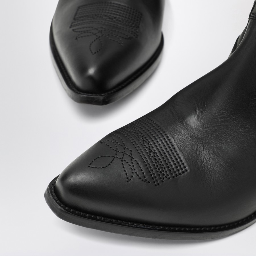 Golden Goose Wish Star low black leather boots | TheDoubleF