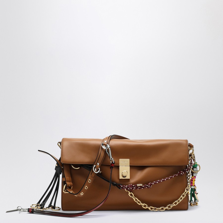 【関税&送料込】Prada Soft Grainy Leather Medium Shooping Ba Prada Soft Sound Large Leather Shoulder Bag | Saks Fifth Avenue