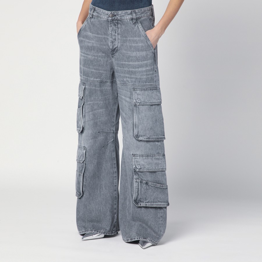 デニム・ジーパン DIESEL Woman Jeans Grey A133160DCBE 02 Diesel Jeans 1996 d-sire grey washed | TheDoubleF