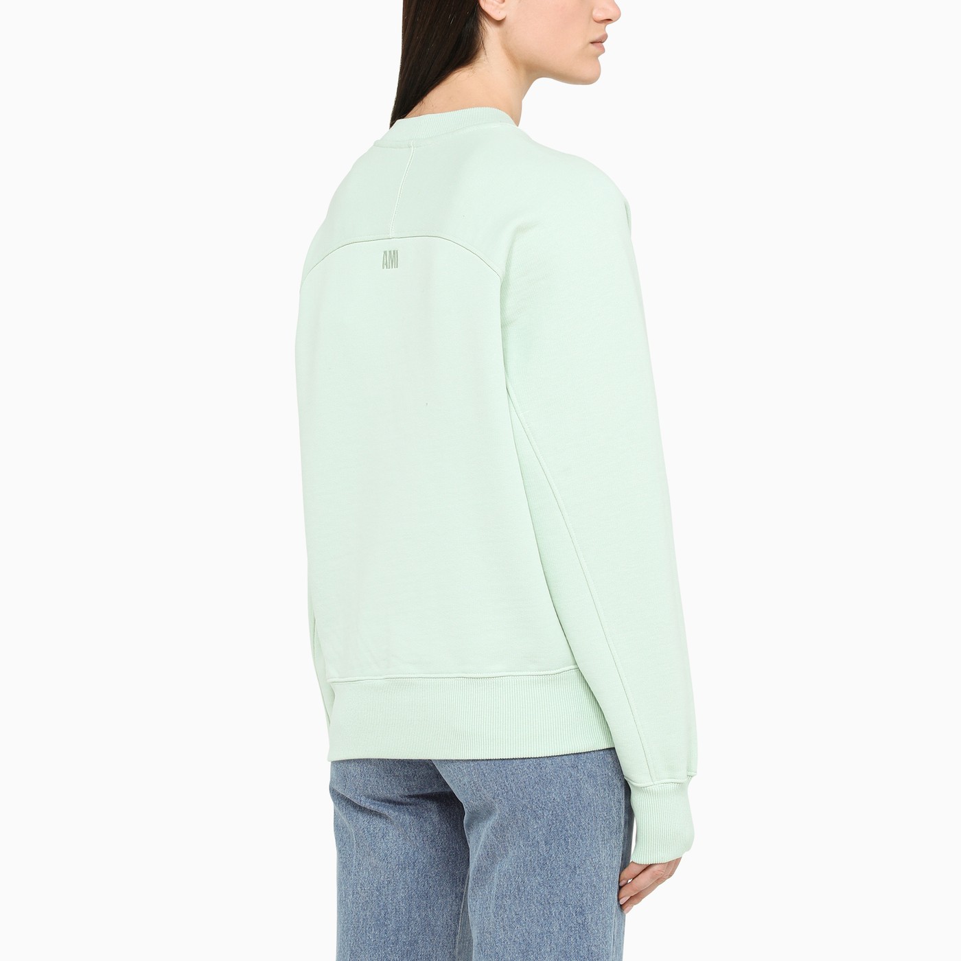 aqua crewneck sweatshirt
