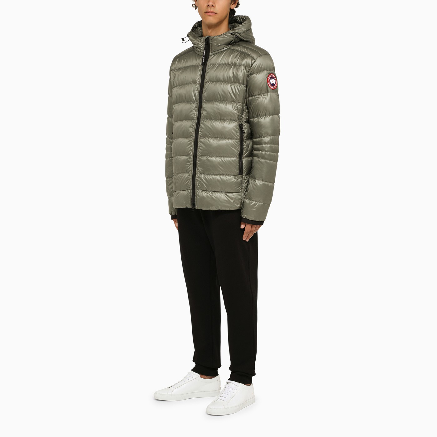 Canada Goose Lightweight sage nylon down jacket TheDoubleF