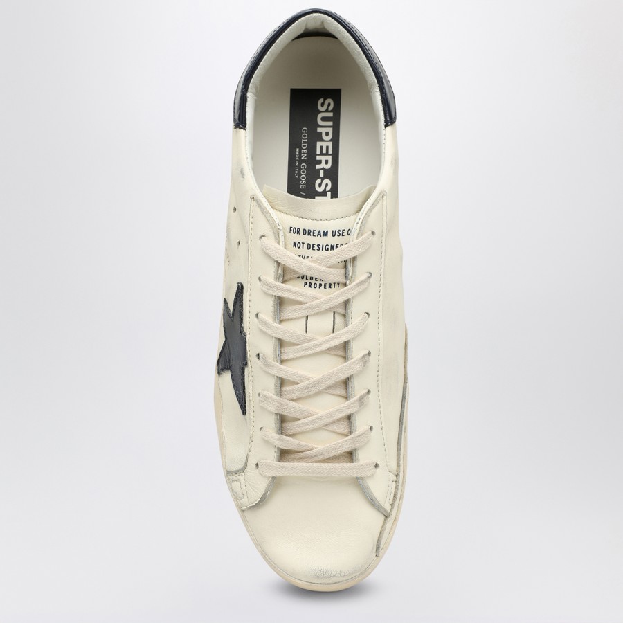 【関税&送料込】Golden  Super-Star Beige Blue Low Sneak Golden Goose Super-star beige/blue low Sneaker | TheDoubleF