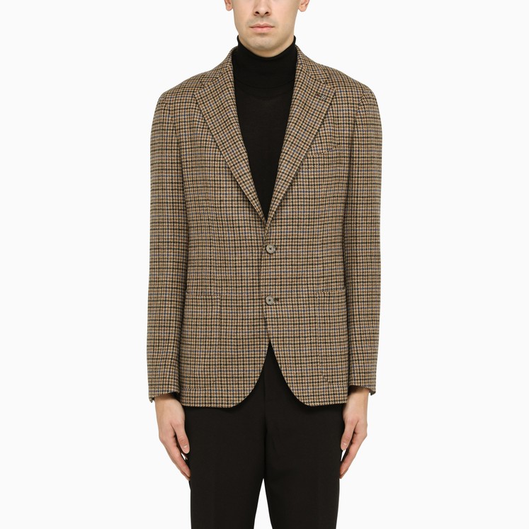 Blazer monopetto antracite in lana TheDoubleF Uomo Abbigliamento Cappotti e giubbotti Giacche Blazer