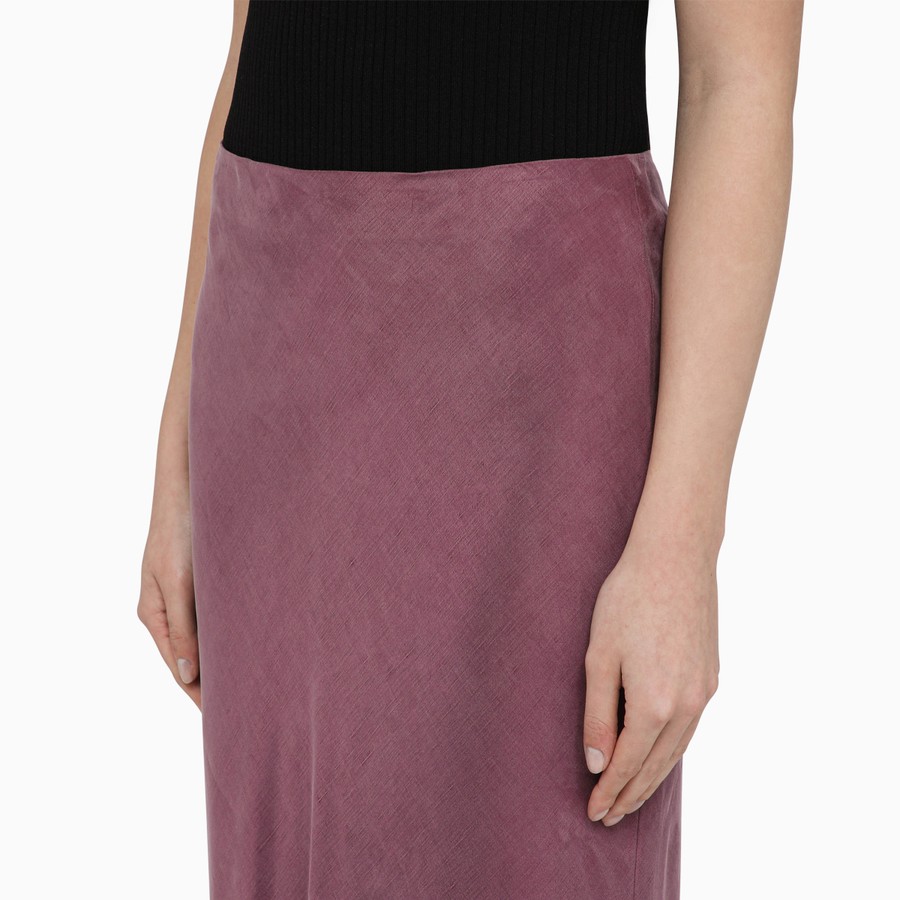 スカート Max Mara Studio Mauve long skirt in linen blend Max Mara Studio Mauve long skirt in linen blend | TheDoubleF