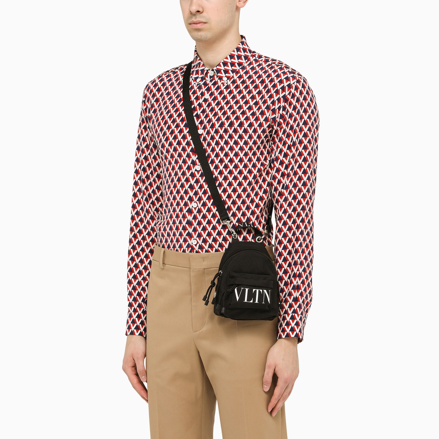 Valentino Garavani Black VLTN mini backpack TheDoubleF