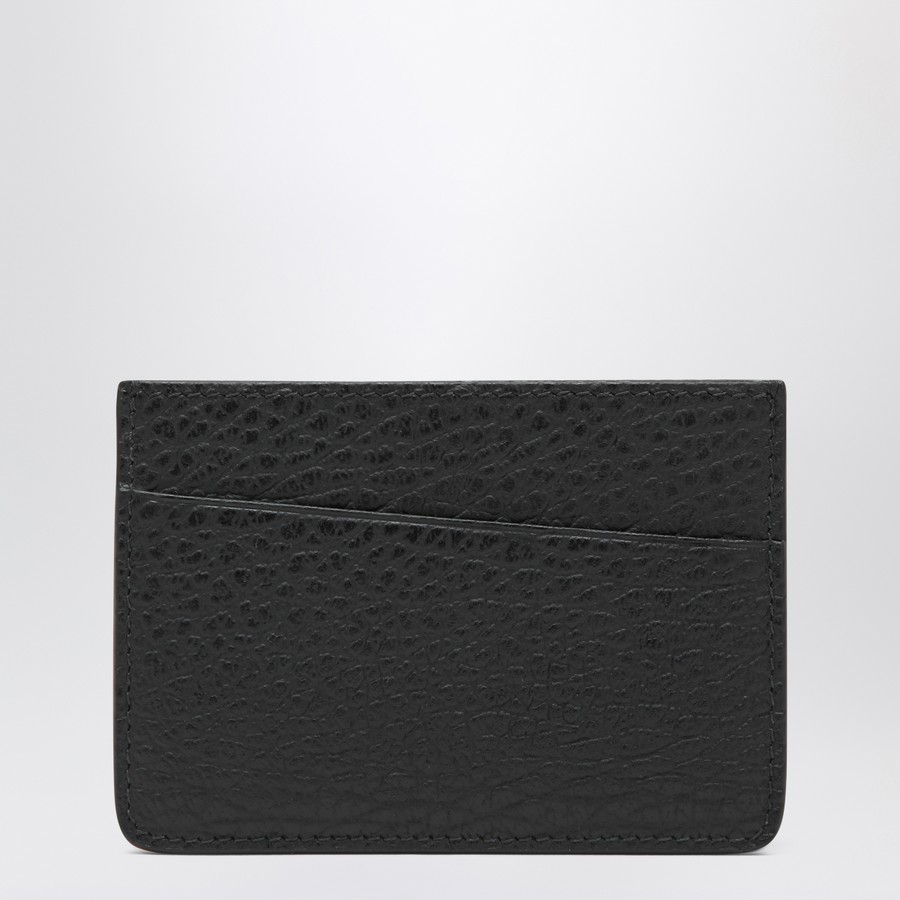 ★Maison Margiela★ (SA1VX0005 P4455 T2172) Unisex Card Wall Maison Margiela Four Stitches black cardholder | TheDoubleF