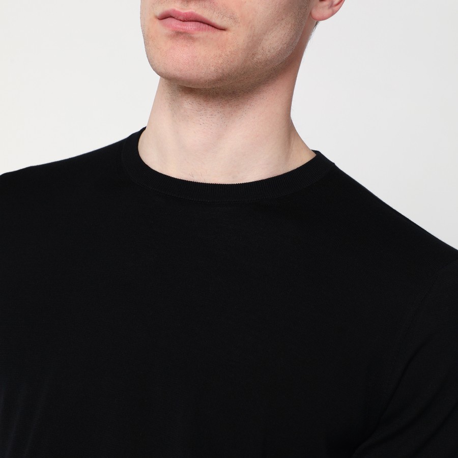 Tシャツ・カットソー DRUMOHR Men T Shirts D0GN100CO 690 BLACK DRUMOHR: T-shirt men - Black | Drumohr t-shirt D0GN100