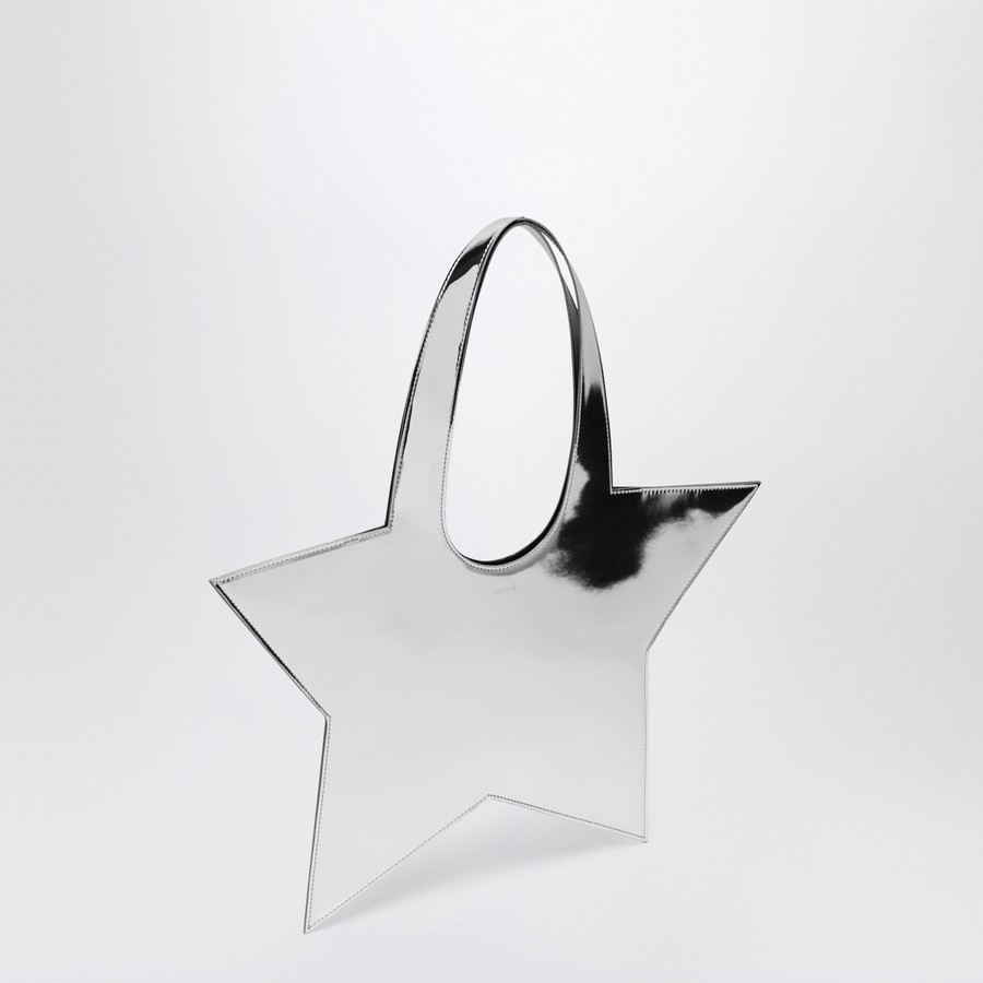 【関税&送料込】Coperni Mini Star Mirrored Silver Tote Bag Coperni Mini Star Tote Bag | Silver | FARFETCH