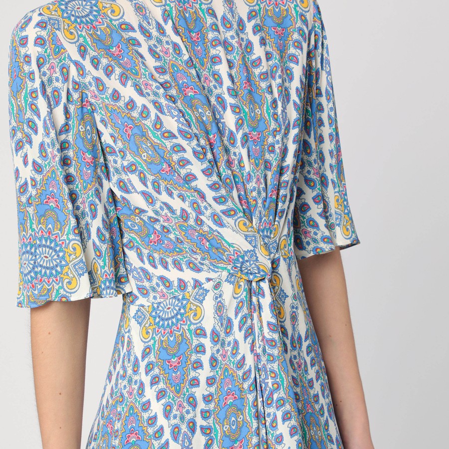 ワンピース ETRO FW25 Etro Midi Dress (WRHA0418 99SADF4 X0867) ETRO FW25 Etro Midi Dress (WRHA0418 99SADF4 X0867) (ETRO