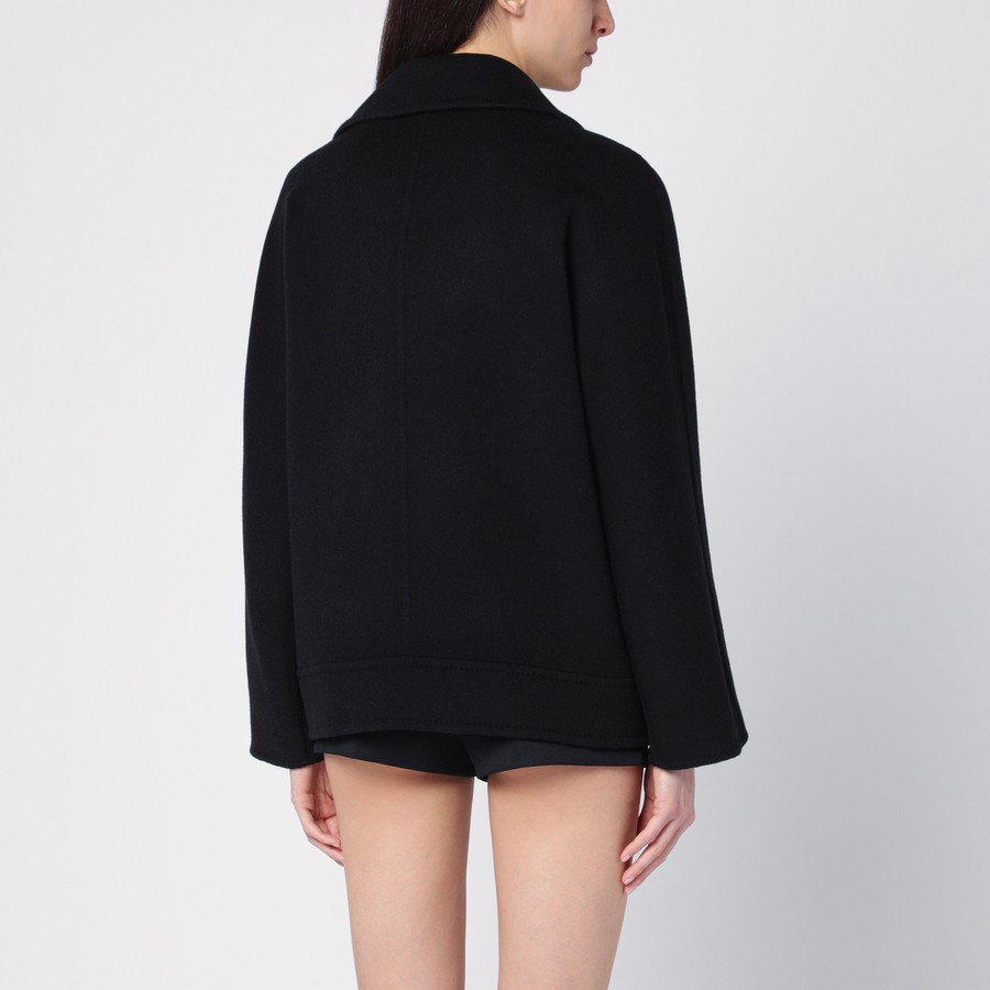 ジャケット Max Mara Black virgin wool caban Double breasted blazer black virgin wool | Max Mara