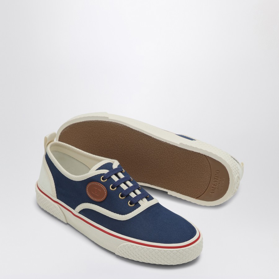 スニーカー VALENTINO GARAVANI SNEAKER NOJOKE IN BLUE AND WHITE CANVAS Valentino Garavani Sneaker Nojoke in blue and white canvas