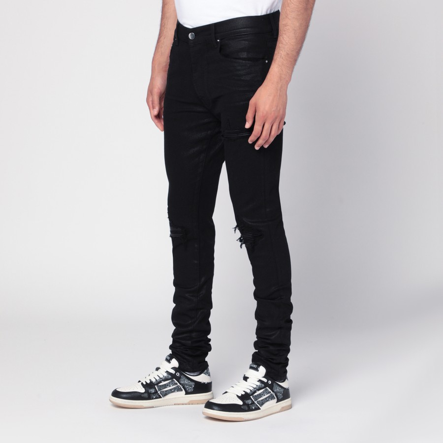AMIRI Wax MX1 black skinny jeans | TheDoubleF