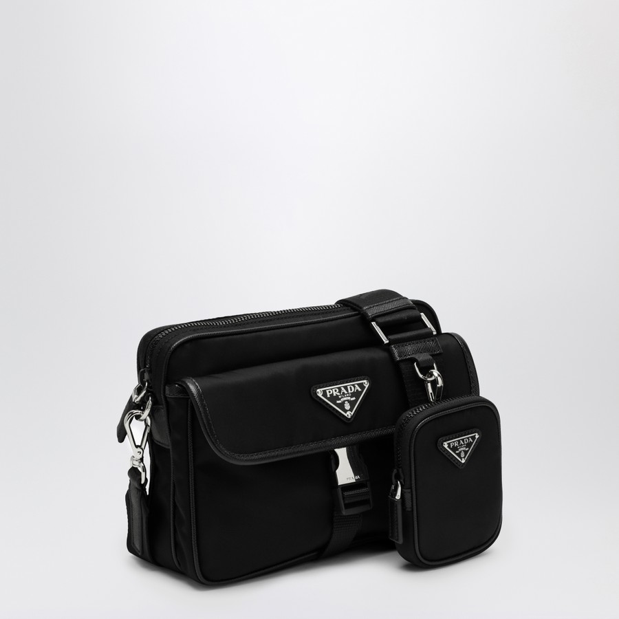 バッグ・カバンその他 Prada Black Re-Nylon medium cross-body bag Prada Re-Nylon Crossbody Bag in Black | LN-CC