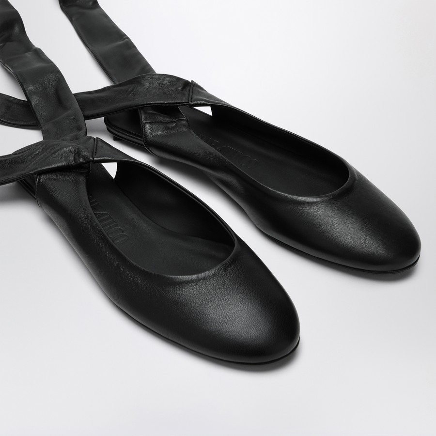 フラットシューズ THE ATTICO Woman Flat shoes Black 242WSH793T001 100 The Attico Black Cloe ballerina | TheDoubleF