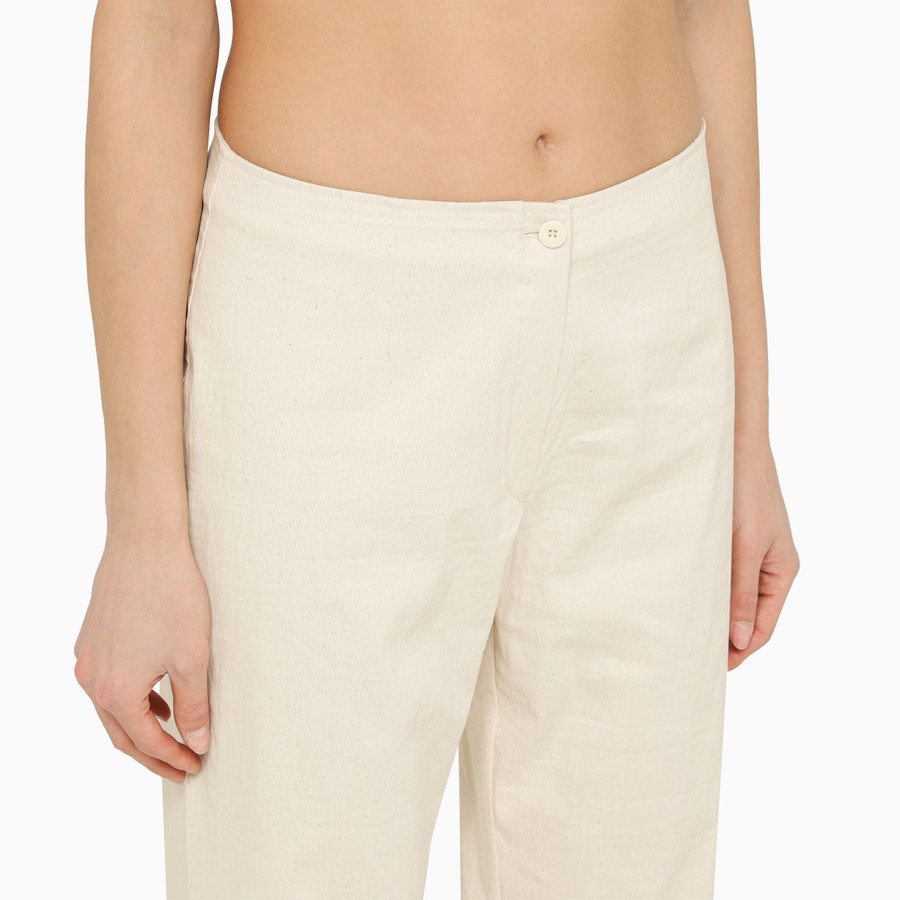 ボトムスその他 Our Legacy Regular white cotton trousers Our Legacy Regular white cotton trousers | TheDoubleF