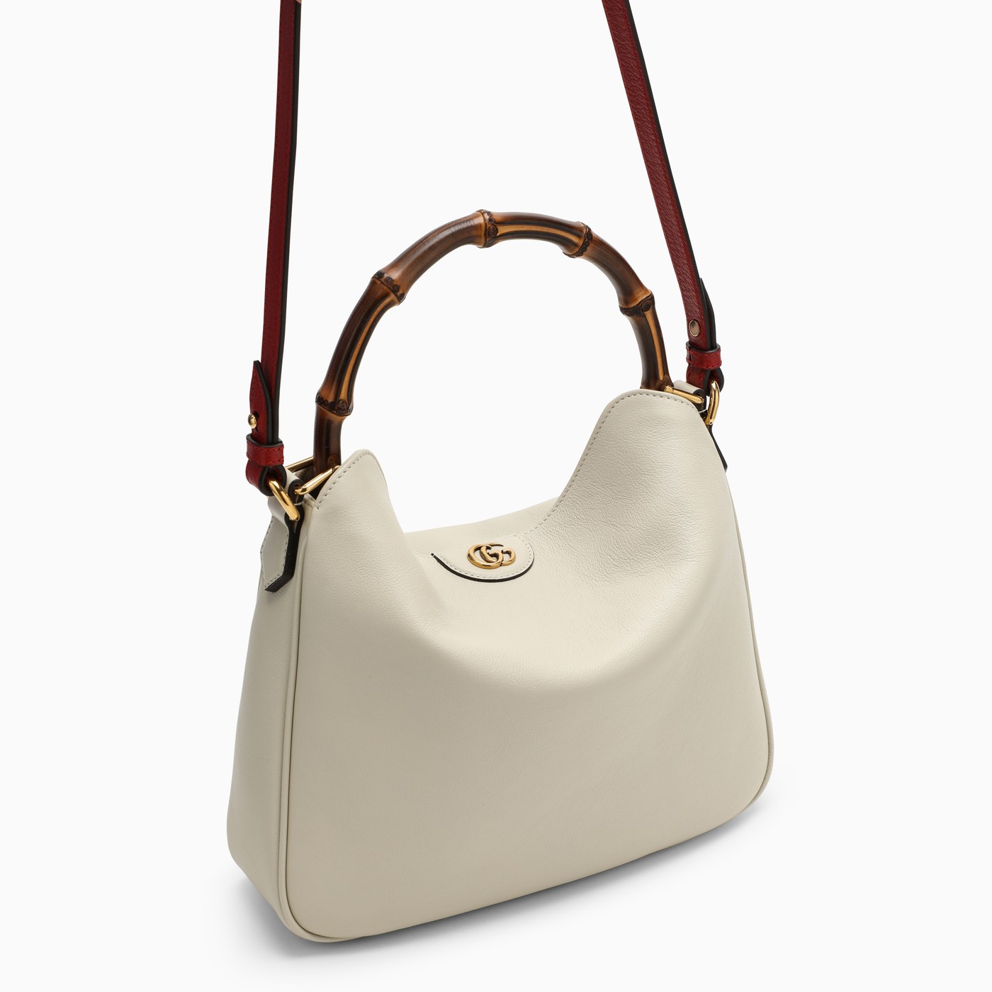 GUCCI Gucci Diana medium white shoulder bag TheDoubleF