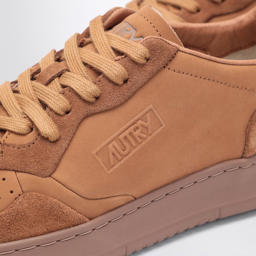 スニーカー AUTRY BROWN MEDALIST SNEAKERS IN NAPPA AND SUEDE AUTRY Brown Medalist sneakers in nappa and suede | TheDoubleF