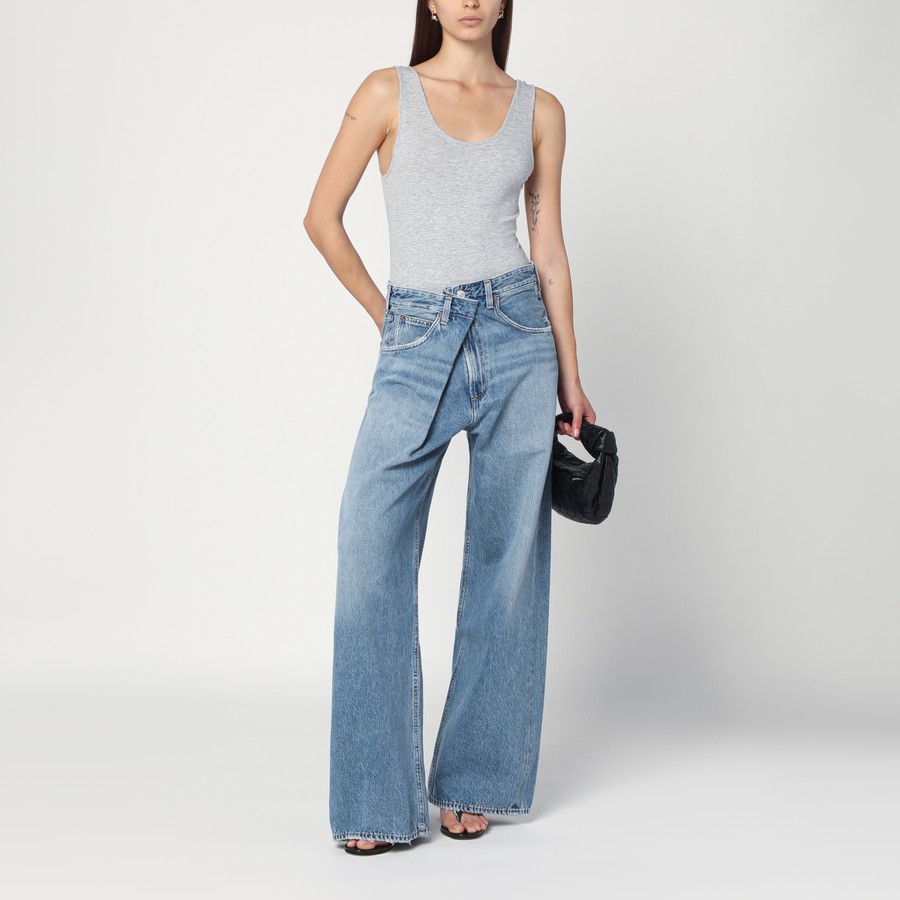 デニム・ジーパン AGOLDE Woman Jeans Gnawed Blue A1981601 CNFLT AGOLDE: Jeans woman - Gnawed Blue | Agolde jeans A1981601
