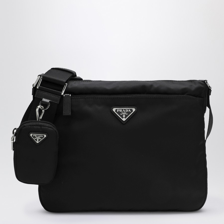 Prada Black Re-Nylon shoulder bag | TheDoubleF