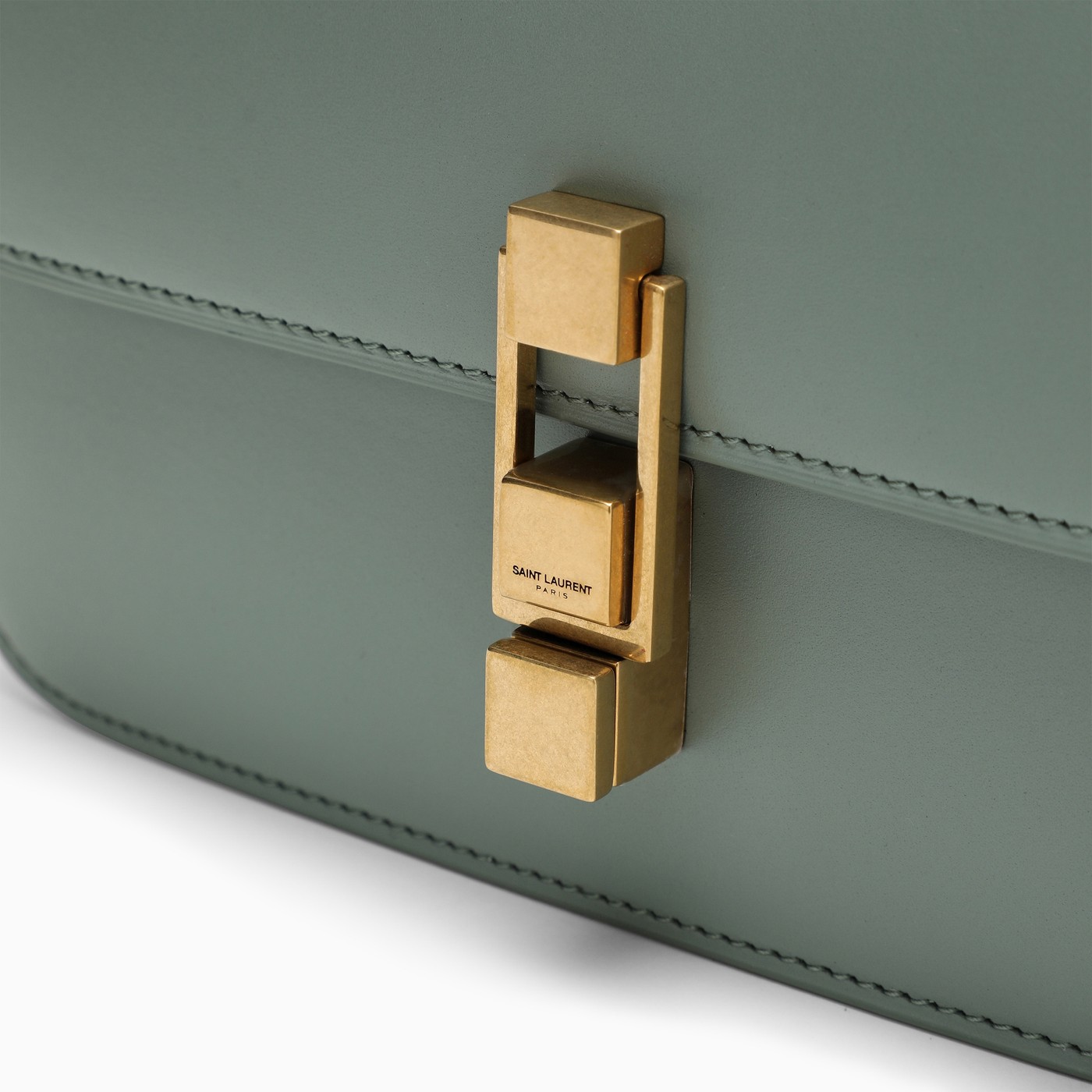 Saint Laurent Opaline green medium Carrè bag TheDoubleF