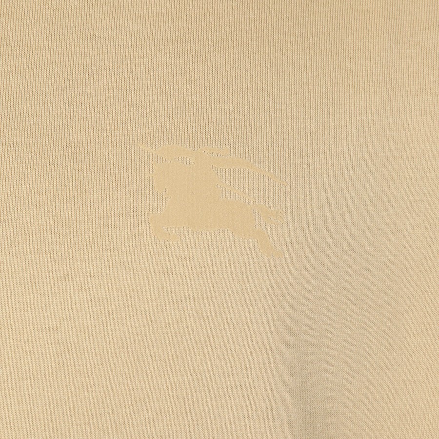 Burberry Beige short-sleeved T-shirt with EKD print | TheDoubleF