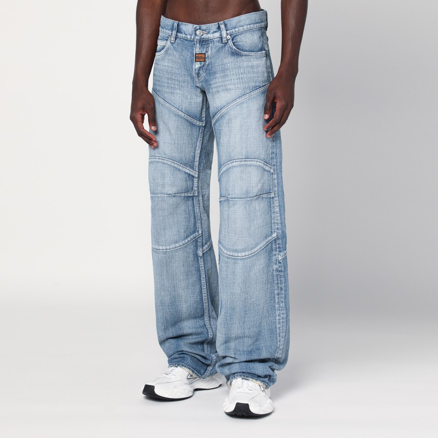 デニム・ジーパン BALENCIAGA 831693.TNW65 Jeans Buy Balenciaga Baggy Jeans 'Stained' - 831599 TNW65 5760 | GOAT