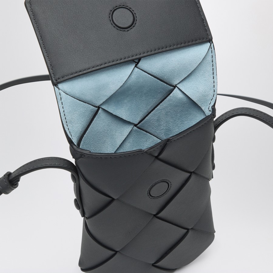 Bottega Veneta Diago smartphone case in slate colour