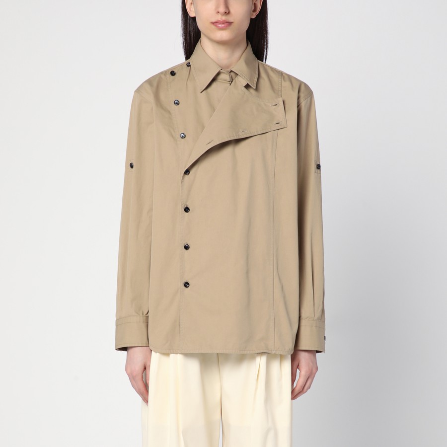 新作【BOTTEGA VENETA】テリーコットントップス Bottega Veneta Desert cotton twill shirt | TheDoubleF