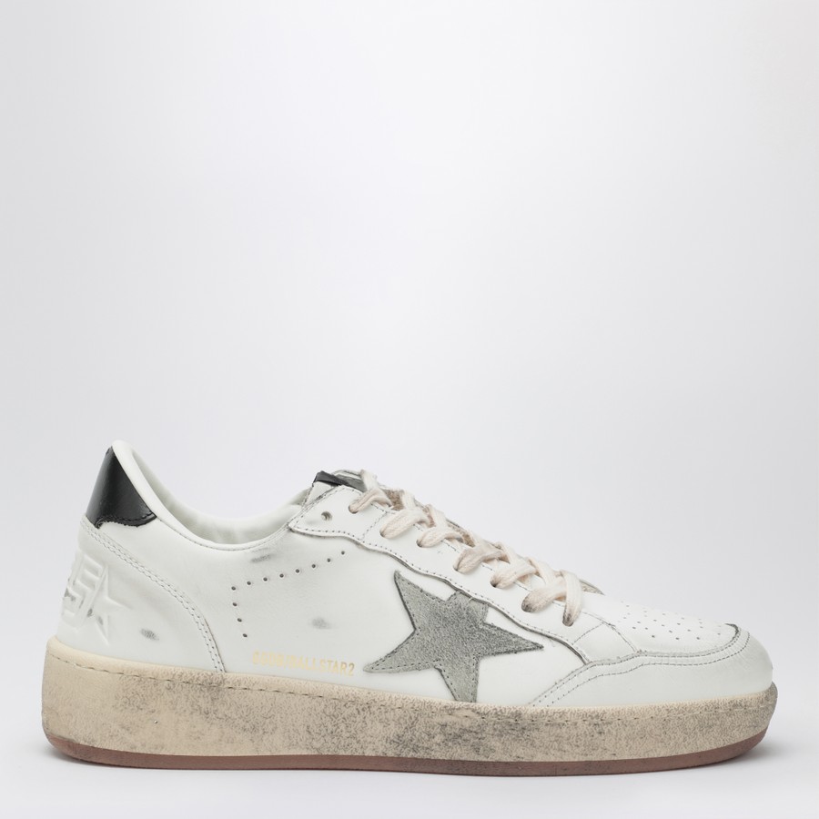 【送料&関税込】Golden  ball Star Sneakers Women's Ball Star with leopard print pony skin star and