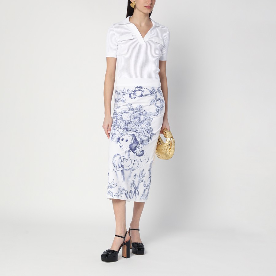 Moschino Longuette skirt with Olivia print | TheDoubleF