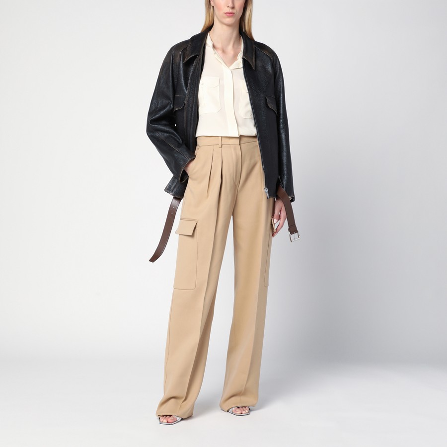 【関税&送料込】Sportmax Caramel-Coloured Cargo Trousers Max Mara Sportmax Caramel-Coloured Cargo Trouser – LOZURI®