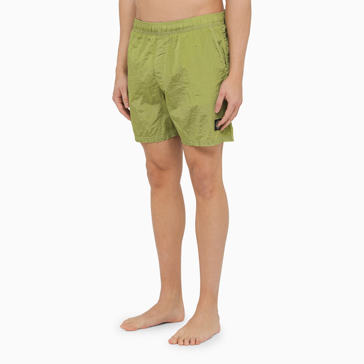 Stone Island Lemon swim shorts with logo TheDoubleF
