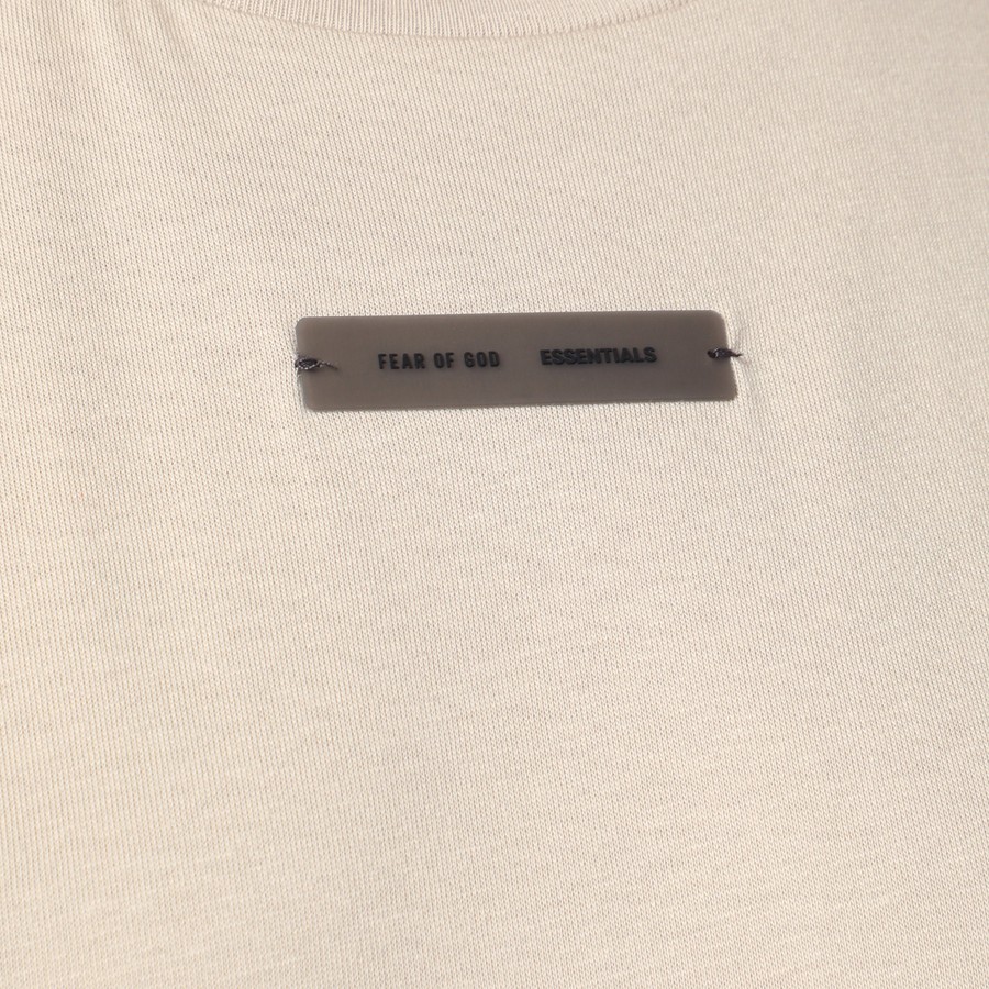 Fear of God Essentials Sleeveless greige cotton-blend Fear of God Essentials Sleeveless greige cotton-blend