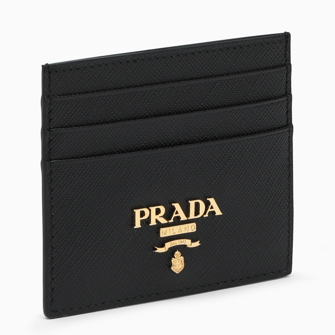 Prada Black card holder in Saffiano TheDoubleF