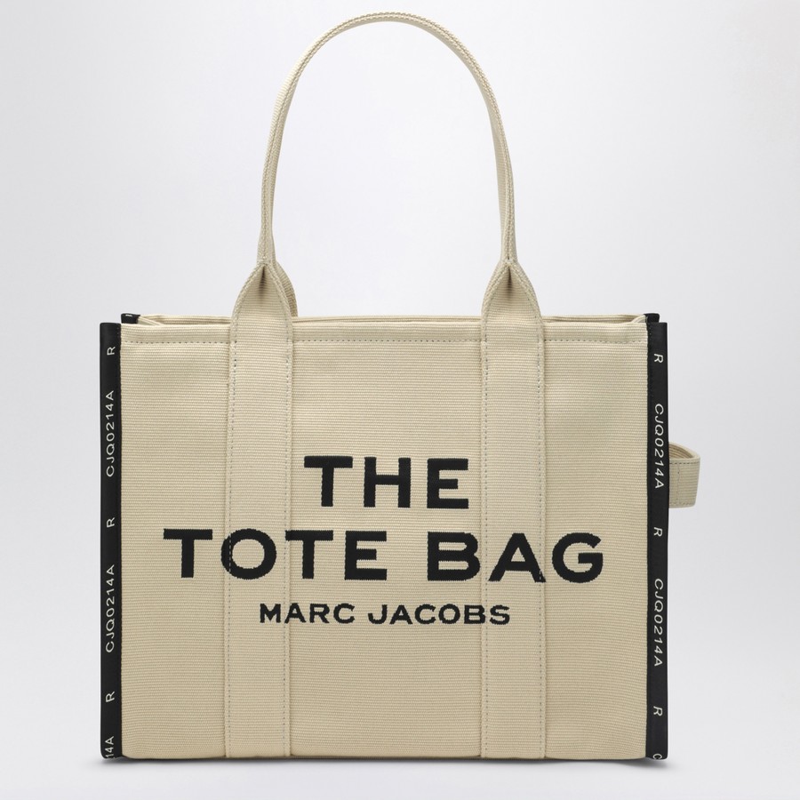 トートバッグ Marc Jacobs The Large Tote Bag in sand colour canvas Marc Jacobs The Large Tote Bag in sand colour canvas