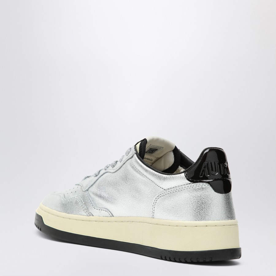 スニーカー AUTRY Woman Sneakers Silver AULW PA04 AUTRY Sneaker Medalist in silver leather | TheDoubleF