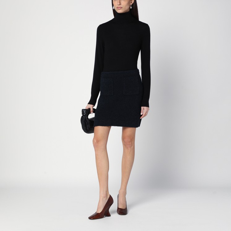 スカート VICTORIA BECKHAM NAVY BLUE SKIRT IN WOOL BLEND Victoria Beckham Navy blue skirt in wool blend | TheDoubleF