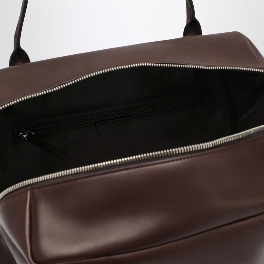 トートバッグ THE ROW TOTE BAG MERLO 17 DARK BROWN Marlo 17 Bag Brown in Leather – The Row