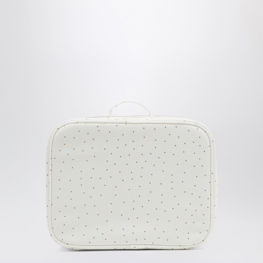 【関税&送料込】Bonpoint White Gold Polka Dot Mini Roof Box Bonpoint White/gold polka dot small roof box | TheDoubleF
