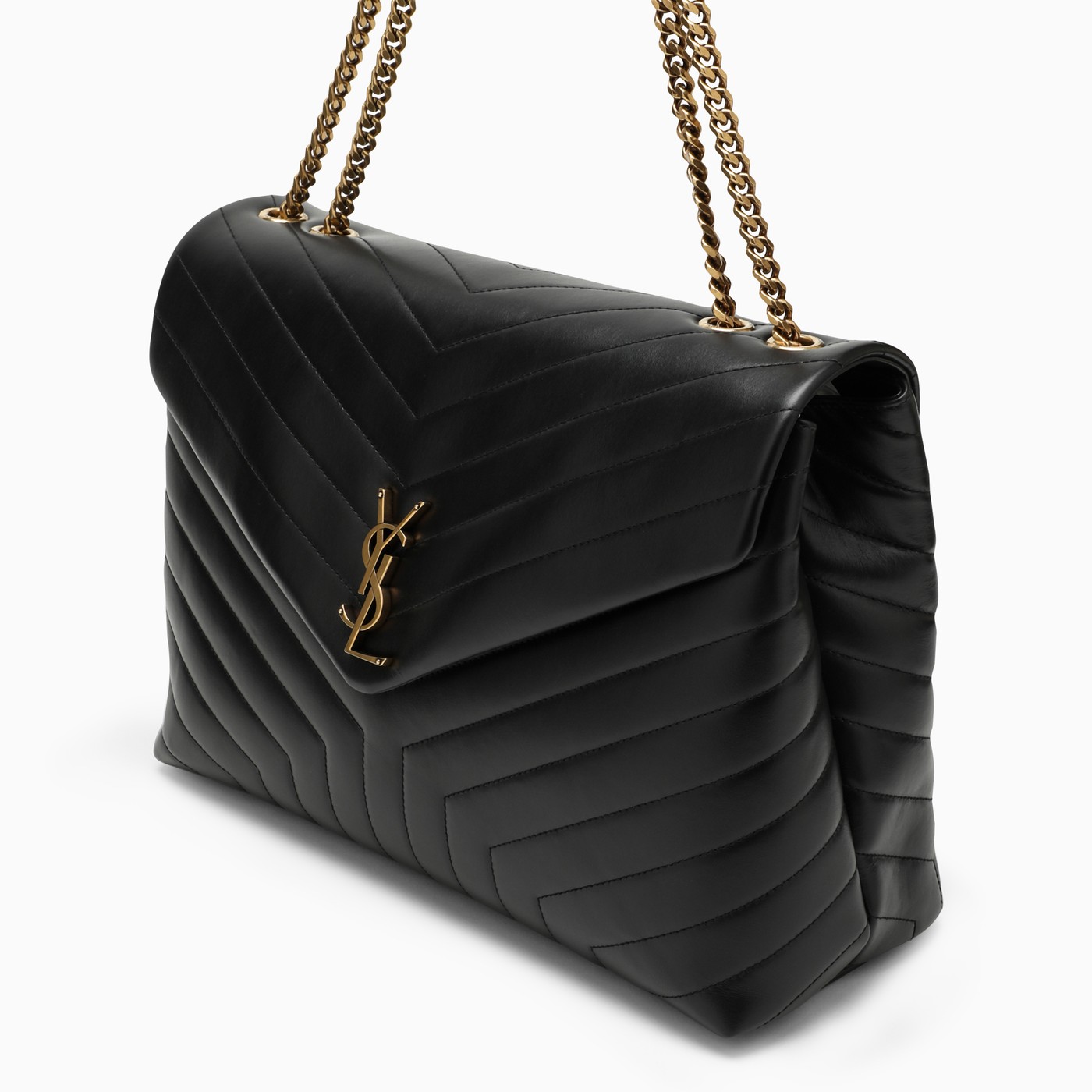 Saint Laurent Grand sac Loulou noir TheDoubleF