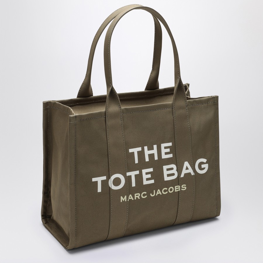 Marc Jacobs Slate green canvas large Tote Bag | TheDoubleF