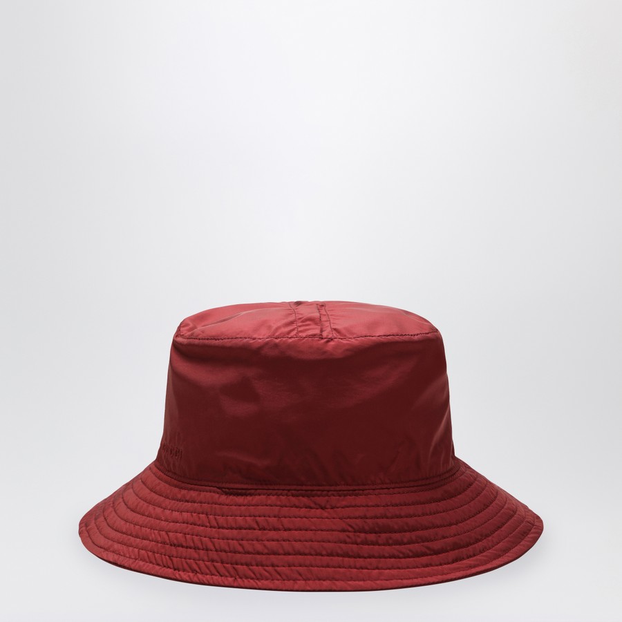 ハット GUCCI REVERSIBLE BURGUNDY NYLON GG HAT GUCCI Reversible burgundy nylon GG hat | TheDoubleF