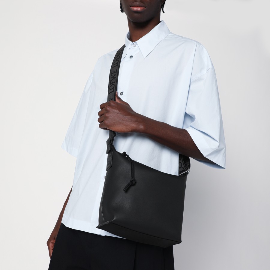 Loewe Cubi Outfit Loewe Small Cubi Bag In Black Leather TheDoubleF